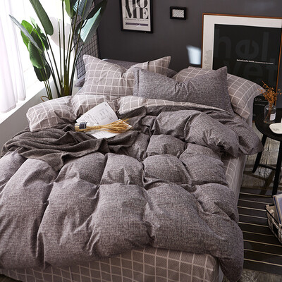 

Brata Four sets of thick warm cotton peached cotton bedding set