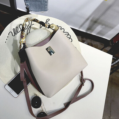 

DALFR PU Leather Bags for Women Solid Messenger Bags Hasp Style Handbags Women Famous Brands Fashion Shoulder Bag