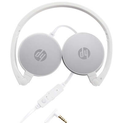 

HP H2800 Headphones built-in microphone headset computer tablet phone wired headset silver