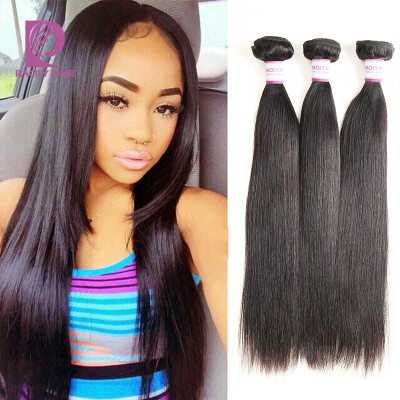 

Mink Brazilian Virgin Hair Straight 3 Bundles Brazilian Hair Weave Bundles Affordable Human Hair Extensions Silky Straight