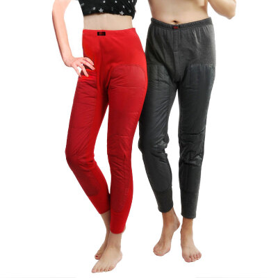 

Antarctic Nanjiren thermal underwear for men&women gold warm velvet warm pants plus velvet thickening plus patch pants 52019 China Red