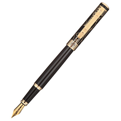

Picasso pimio pen pen pen pen man men business office adult student with 05mm gentleman series 902 black gold