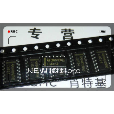 

Free Shipping 100PCSLOT LM324DR LM324D LM324 TI ST SOP-14 Low Power Quad Op Amp 100 new Warranty