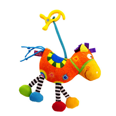 

LALABABYHappy pony newborn bed hanging crib bed bell 0-1 year old baby bedside toy stroller pendant
