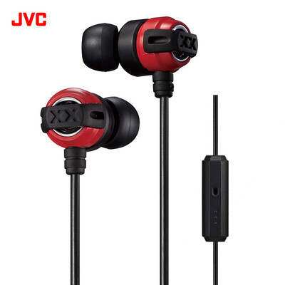 

Jay Visteon JVC HA-FX11XM In-ear mobile phone headset sports earbuds new street fighter rock subwoofer wired wire headset red black