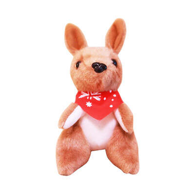 

West Mai Australia exquisite kangaroo mascot keychain random color