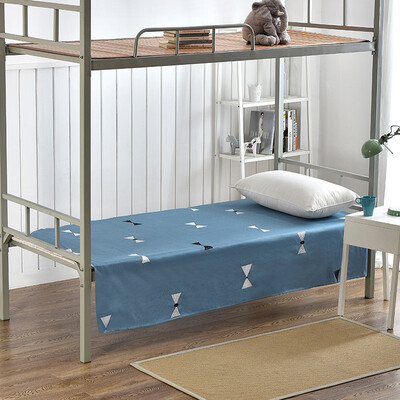 

Ин Xin текстильной хлопок постельное белье одного студента общежитие саржа ситец белье цельный лес синий версия B 120 * 230cm