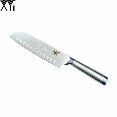 

Japanese Kitchen Knife 7"Chef Knife XYJ Multifunctional Stainless Steel Santoku Knife Non-Stick Blade Best Kitchen Accessories