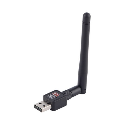 

Mini USB 150M 150Mbps Wireless LAN Adapter 802.11b/n/g WiFi w/ 2dBi Antenna