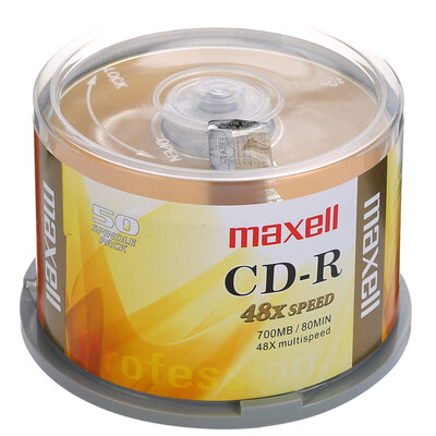 

Maxell CD-R 48 speed 700M business gold plate barrels 50 burner discs
