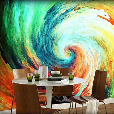 

Custom wallpaper Abstract hand drawn painting European interior wall background wall wallpaper mural for Living room