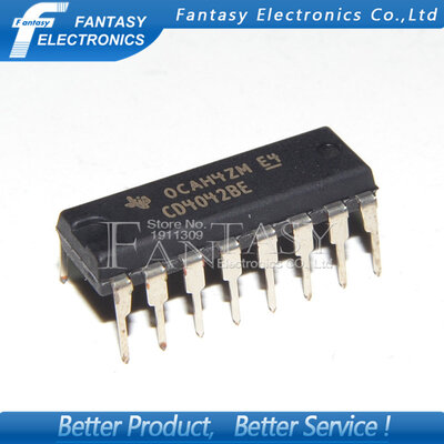 

10PCS CD4042BE DIP16 CD4042 DIP new&original IC free shipping