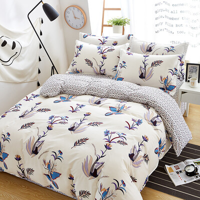 

Brata Four piece suit Whole cotton Bedding Kit Bed sheet quilt
