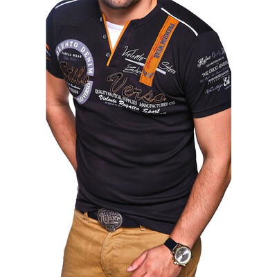 

Mens Fashion Personality Cultivating Short-sleeved Shirt