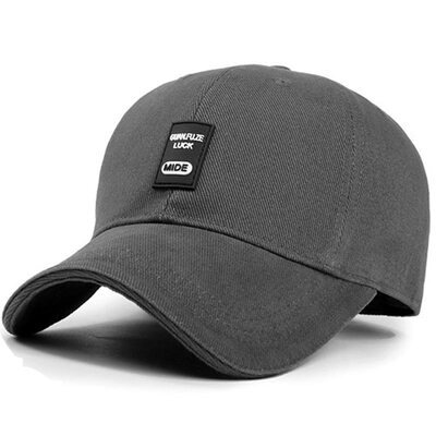 

GLO-STORY baseball cap men&women casual cap sport sun hat MMZ724035 gray