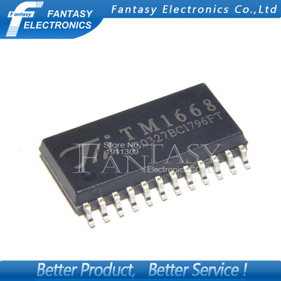 

10PCS TM1668 SOP24 1668 SOP SMD new&original IC free shipping