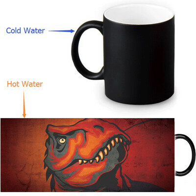 

Shepard Fairey Graffiti 350ml/12oz Heat Reveal Mug Color Change Coffee Cup Sensitive Morphing Mugs Magic Mug Milk Tea Cups