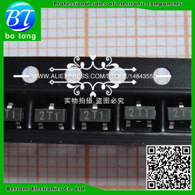

100PCS New MMBT9012LT1G MMBT9012 S9012 0.5A 25V Marking code 2T1 PNP transistor SOT23