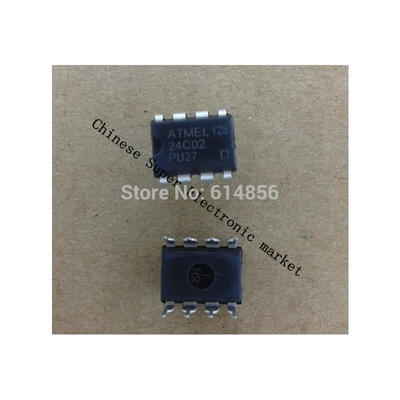 

100PCS AT24C02 24C02 8-DIP
