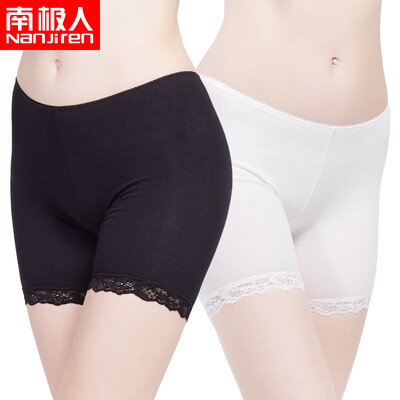 

Anjiji Nanjiren 2 loaded cotton sexy safety pants anti-light pants comfortable leggings boxer womens underwear white shrimp red code