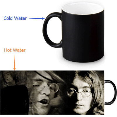 

John Winston Lennon Morphing Mug Color Change Tea Cup Magic Milk Coffee Mug