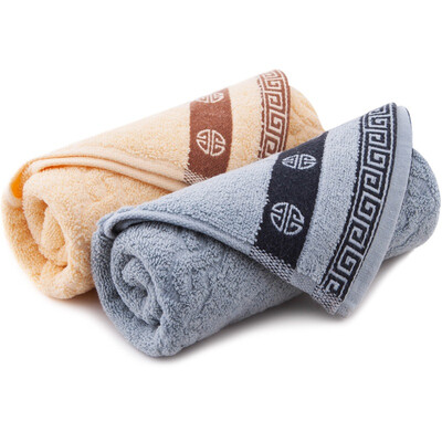 

Sanli хлопок атласное полотенце 2 загружено 33 × 76 см благоприятный узор мягкое впитывающее полотенце 100 г /