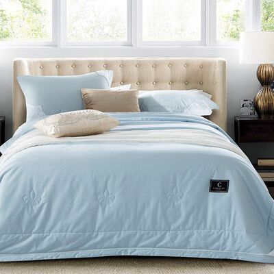 

Kang Xin is the core of cotton skin-friendly breathable summer cool thin quilt cotton satin fabric washable white 220240cm