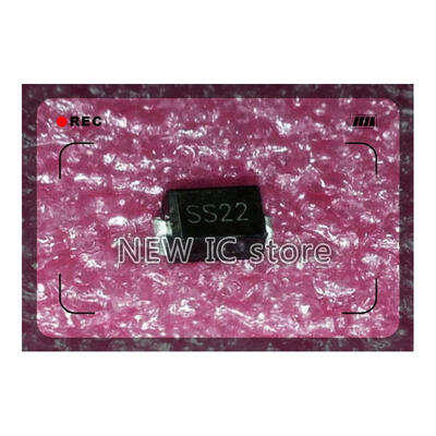 

Free shipping SS22 DO-214AC SMA DIODE SCHOTTKY 20V 2A SMD 2000pcs/lot Sold by bag