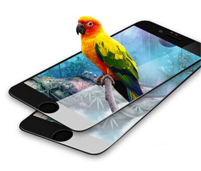 

2-piece-3D full-screen Smorss iphone7 6S 6 tempered film Apple 7Plus full-screen full coverage of mobile phone film for 7 black