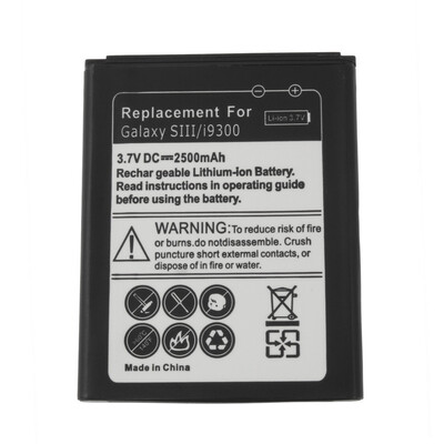 

Новые 2500mah литий-ионный аккумулятор для Samsung Галактика s 3 i9300 из III в