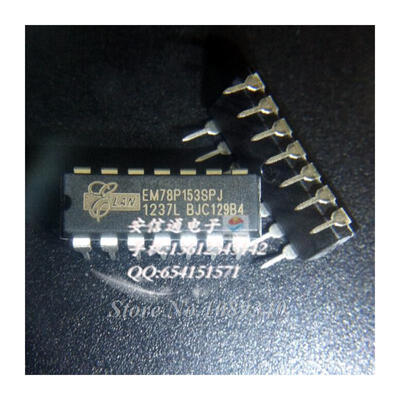 

10PCS free shipping EM78P153SP EM78P153SPJ brand DIP-14 100% new original