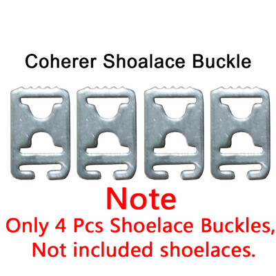 

JUP 3 Pairs Lazy Not Tie Shoelaces Metal Fashion Simple&Convenient Buckle Elastic Polyester Rubber Laces Sports Shoes Rope