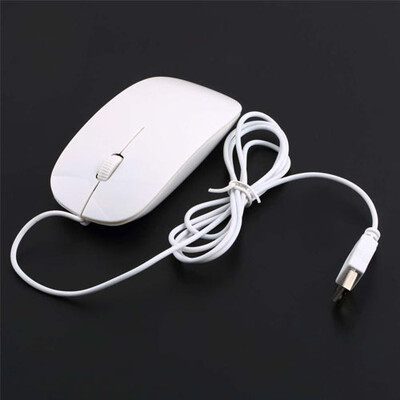 

Ultra Thin USB 1600DPI Wired Optical Mouse Mice FOR PC Notebook Macbook MAC