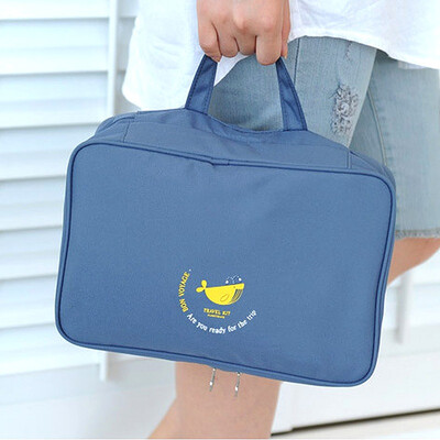 

Jingdong Supermarket] space excellent product multi-purpose travel admission washing bag hanging makeup makeup package large red