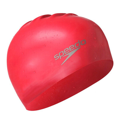 

Speedo (speedo) silicone swimming cap male ladies long hair waterproof ear protection large adult swimming cap fashion classic 3D 61401217 gold
