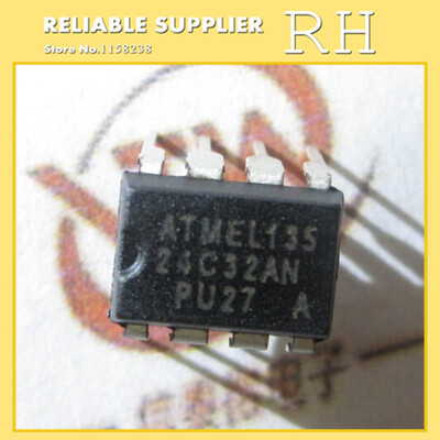 

100pcs/lot AT24C32 AT24C32A-10PU-2.7 DIP8 EEPROM 32KBIT