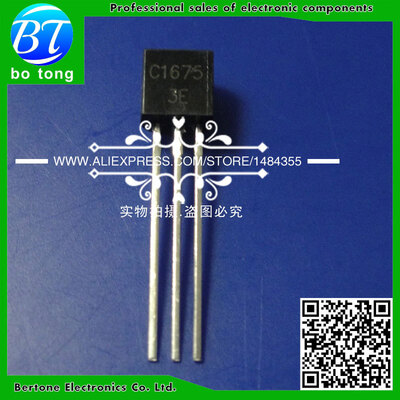 

Free shipping 100pcslot 2SC1675-Y 2SC1675 C1675 Transistor TO-92 NPN transistor