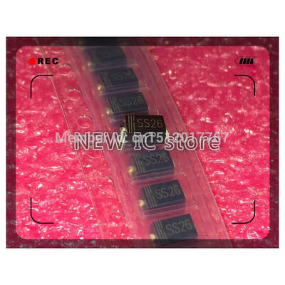 

Free Shipping 200PCS SS26 SMD Schottky Barrier Rectifier Diode 2A 60V DO-214AC SMA