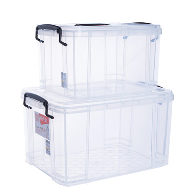 

Citylong plastic storage box small transparent anti-pressure thick food grade material storage box toy storage box one big one