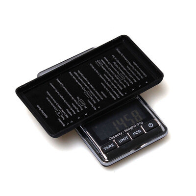 

NicerDicer 1шт 500г х 0,01 г цифровые карманные ювелирные весы Вес масштаба с розничной коробке 81442
