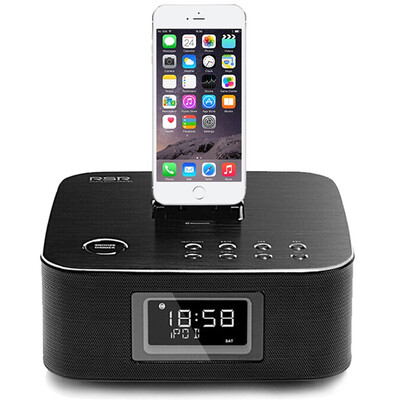

RSR DS406 Apple Speaker Bluetooth-динамик iPhone7 / 6s / ipad Динамик Зарядная база Аудио Черный