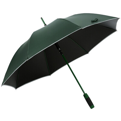 

Paradise umbrella to increase black plastic lightning protection safety straight rod self-opening business umbrella 3318E moss green