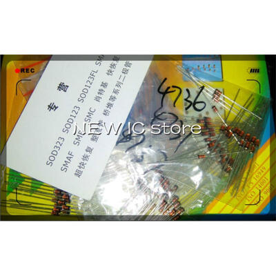 

Free shipping 500pcs 1N4728 1N4728A Zener Diode 1W 33V