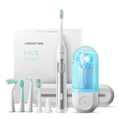 

Lebond electric toothbrush induction rechargeable adult sonic vibration automatic toothbrush M9 polar white