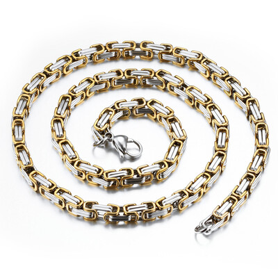

Yoursfs® New Stainless Steel Necklace Unique Jewelry Mens Classical Titanium Steel Chain