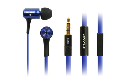 

ES-120i 3.5mm Stereo Hi-fi In-ear Metal Earphones Heavy Bass Music Headset Headphones with microphone