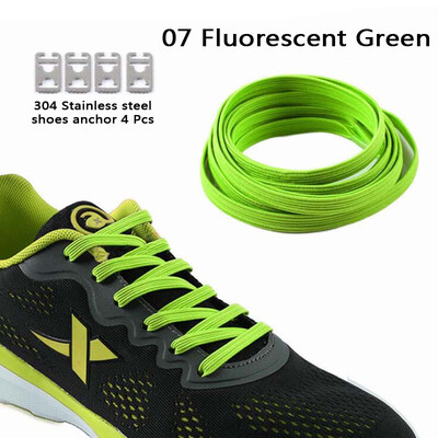 

JUP 12 пар Lazy Not Tie Shoelaces Metal Fashion Простые высокие эластичные кружева Взрослые детские замки Кроссовки No Knots Laces