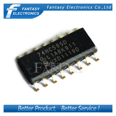 

100PCS 74HC595D SOP16 74HC595 SOP SN74HC595DR SMD new&original IC free shipping