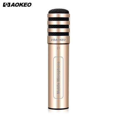 

Aoke EOKEO E1 National K song Mobile Microphone Hand Accelerator Wheat Live Mini Microphone Recording Singing artifact Apple Dedicated