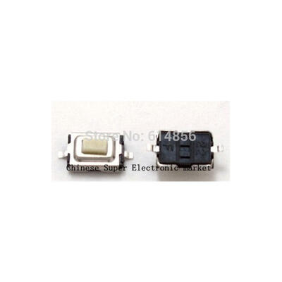 

1000PCS 3*6*2.5 mm 3*6*2.5 mm 3*6*2.5H SMD White Button switch key switch Tact Switch